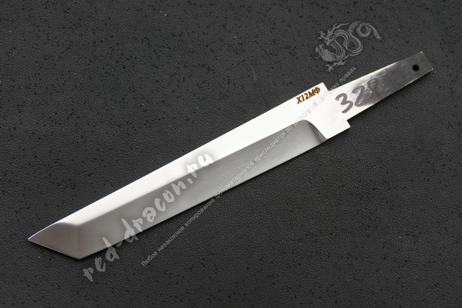 Клинок кованный для ножа Х12МФ "DAS328"